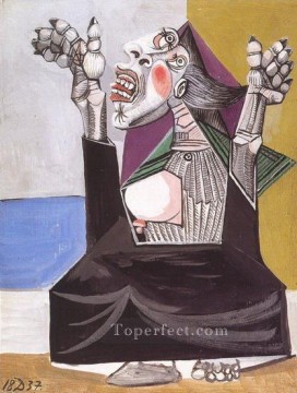 Pablo Picasso Painting - El cubismo suplicante de 1937 Pablo Picasso